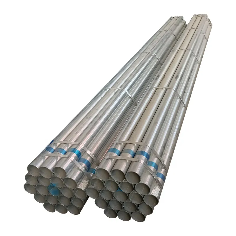 Galvanized steel pipe Scaffolding round Hot dipped gi galvan steel pipe for building ASTM pre galvanized steel pipe